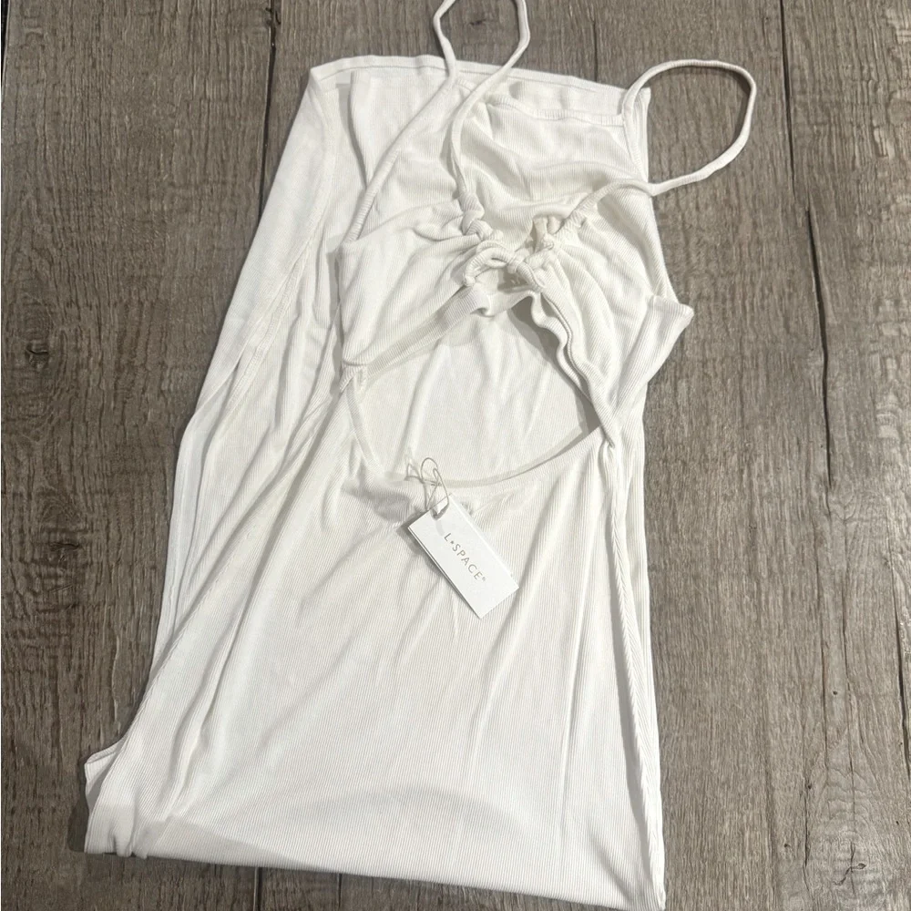 L*Space Renata Dress in Ivory. - Picture 7 of 9